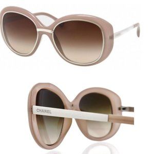 CHANEL Taupe Sunglasses